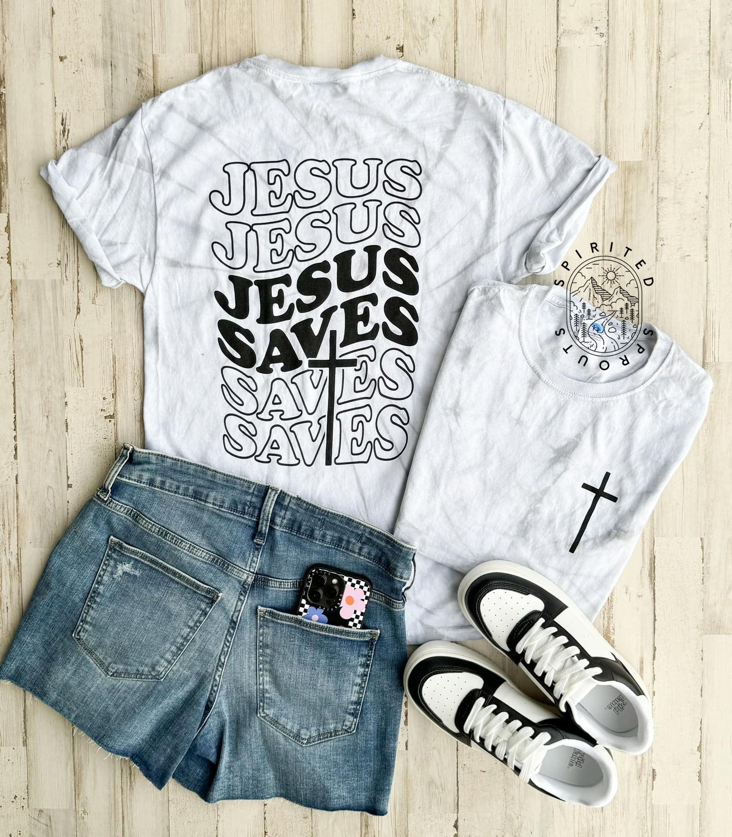 Jesus Saves Tie Dye